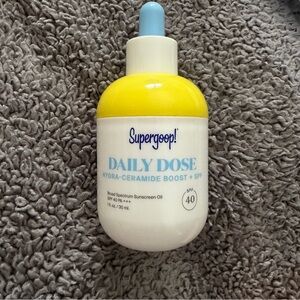 Supergoop! Daily Dose Hydra-Ceramide Boost + SPF 40 in Yellow and White